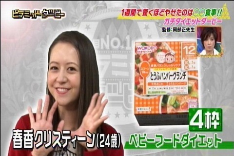 炎上 テレ朝 ベビーフードダイエット に鬼女がブチ切れた結果ｗｗｗｗｗｗｗ 芸能速報 まとめnews